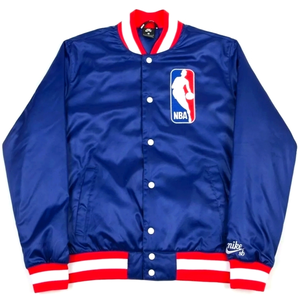 NIKE SB x NBA Retro Starter Bomber Jacket AH3392 455  Men's Large